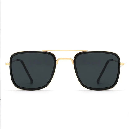 Óculos de Sol Masculino VABBON – Retrô com Armação Quadrada Pequena e Proteção UV400