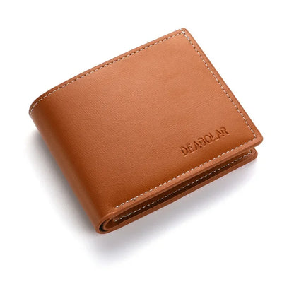 Carteira Masculina DEABOLAR em Couro PU – Elegante e Compacta