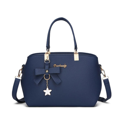 Bolsa de Ombro Elegante com Laço – Fashion, Versátil e com Múltiplos Compartimentos