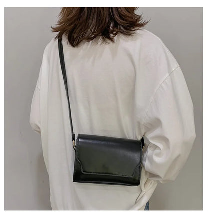 Bolsa Transversal Feminina Mini em Couro PU – Designer de Luxo, Fashion e Compacta