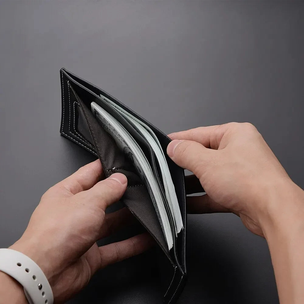 Carteira Masculina DEABOLAR em Couro PU – Elegante e Compacta