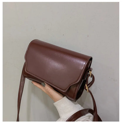 Bolsa Transversal Feminina Mini em Couro PU – Designer de Luxo, Fashion e Compacta
