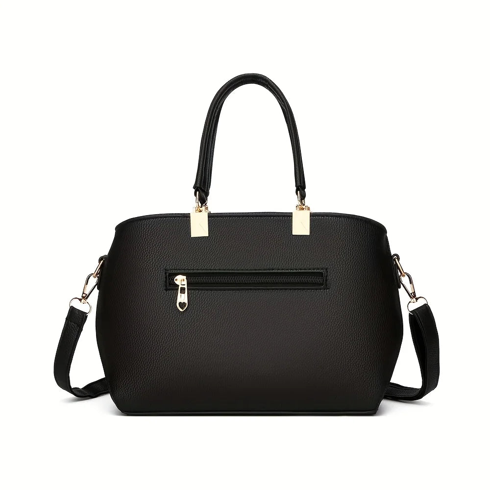 Bolsa de Ombro Elegante com Laço – Fashion, Versátil e com Múltiplos Compartimentos