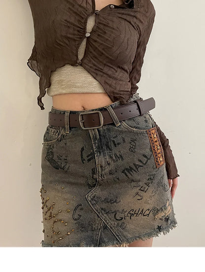 Cinto Feminino 2026 Verão – Largo, Versátil e Decorativo para Jeans e Looks Casuais