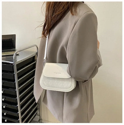 Bolsa Transversal Feminina Anlyxi – Estilo Hip Hop, Pequena e Moderna em Couro PU Macio