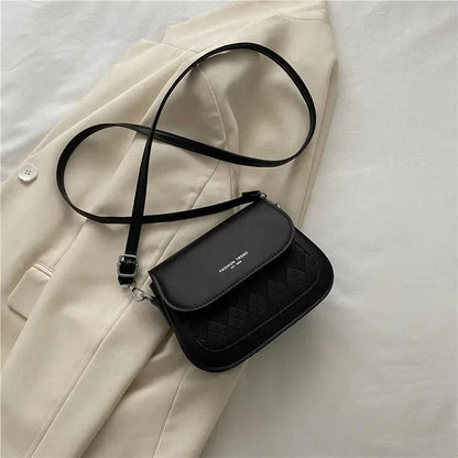 Bolsa Transversal Feminina Anlyxi – Estilo Hip Hop, Pequena e Moderna em Couro PU Macio