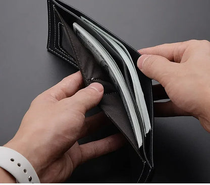 Carteira Masculina DEABOLAR em Couro PU – Elegante e Compacta