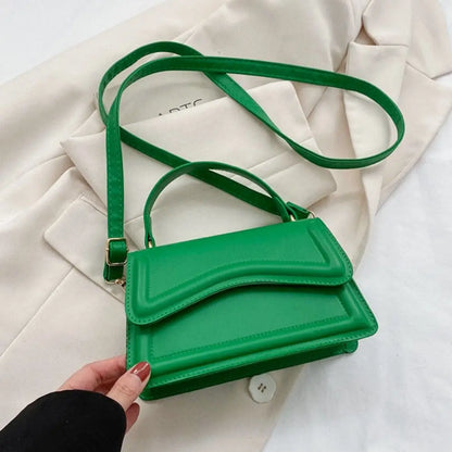 Bolsa Transversal Feminina Fashion – Ombro e Mensageiro em Couro PU com Design Casual e Moderno