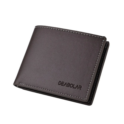 Carteira Masculina DEABOLAR em Couro PU – Elegante e Compacta