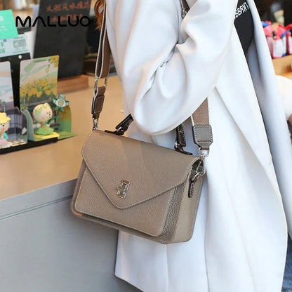 Bolsa Feminina em Couro Legítimo – Grande Capacidade, Estilo Retrô Casual e Elegante