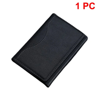 Trifold Magnetic PhonCarteira Magnética Trifold para iPhone – Porta-Cartões em Couro PU com MagSafe e Suportee Wallet PU Leather Card Bag Magsafe Card Holder Wallet for Apple IPhone 16 15 12 13 14 Pro Max Plus Mini