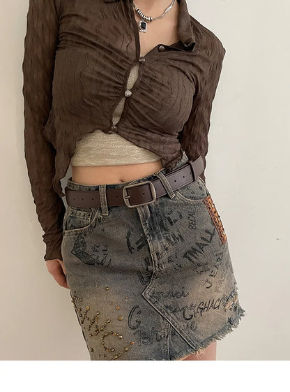 Cinto Feminino 2026 Verão – Largo, Versátil e Decorativo para Jeans e Looks Casuais