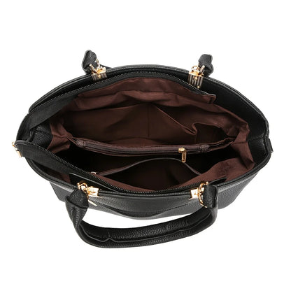Bolsa de Ombro Elegante com Laço – Fashion, Versátil e com Múltiplos Compartimentos