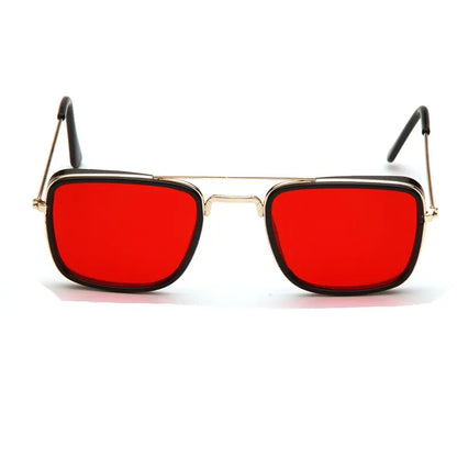 Óculos de Sol Masculino VABBON – Retrô com Armação Quadrada Pequena e Proteção UV400