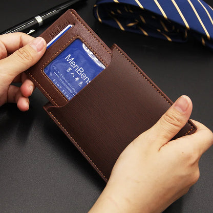 Carteira Masculina Curta Multiuso MANHAN – Fashion, Compacta e com Porta Cartões