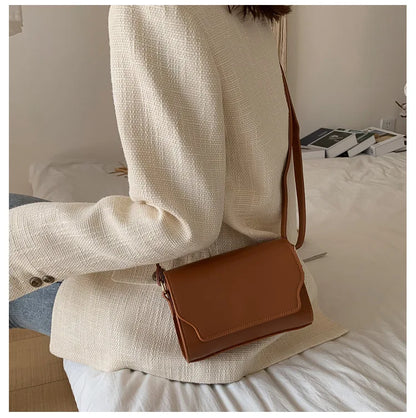 Bolsa Transversal Feminina Mini em Couro PU – Designer de Luxo, Fashion e Compacta
